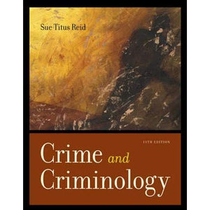 Crime and Criminology