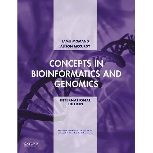 Concepts in Bioinformatics and Genomics