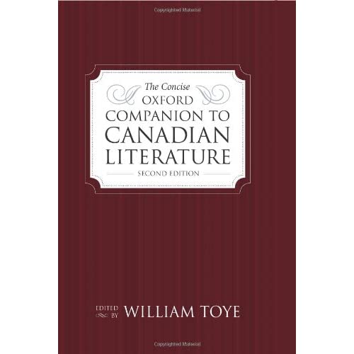 The Concise Oxford Companion to Canadian Literature