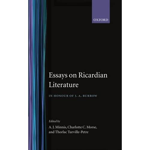 Essays on Ricardian Literature: In Honour of J.A. Burrow