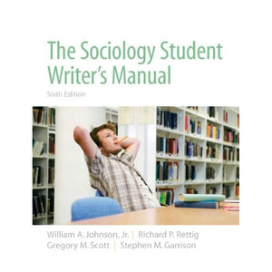 The Sociology Student Writer's Manual