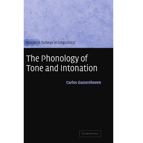 The Phonology of Tone and Intonation (Research Surveys in Linguistics)