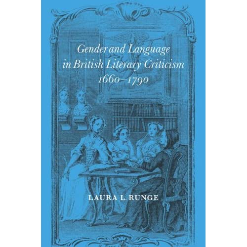 Gender Lang Literary Crit 1660-1790
