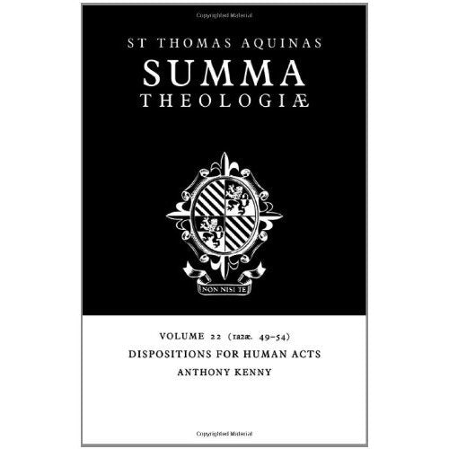 Summa Theologiae v22: 1a2ae. 49-54 (Summa Theologiae (Cambridge University Press))