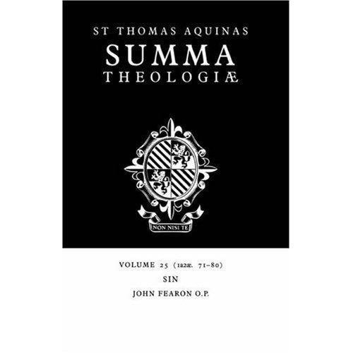 Summa Theologiae v25: 1a2ae. 71-80: Sin v. 25 (Summa Theologiae (Cambridge University Press))