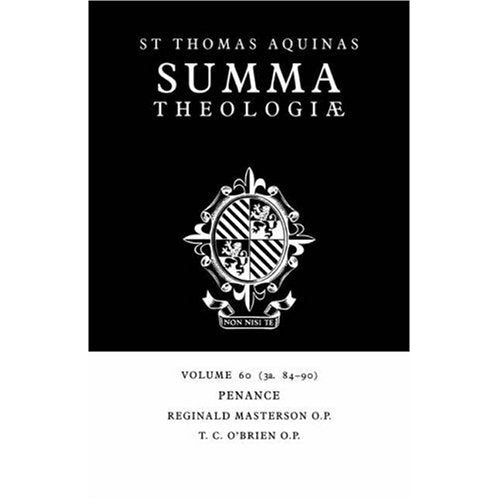 Summa Theologiae v60: 3a. 84-90: Penance v. 60 (Summa Theologiae (Cambridge University Press))