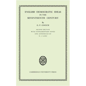 English Democratic Ideas in the Seventeenth Century