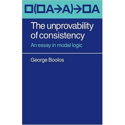 The Unprovability of Consistency: An Essay in Modal Logic