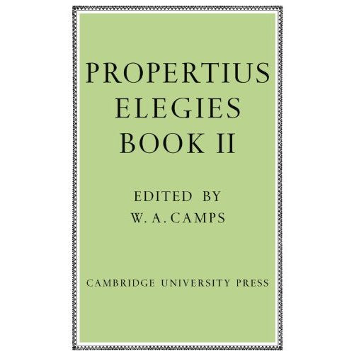 Propertius: Elegies: Book II