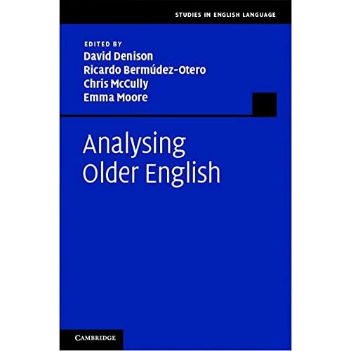 Analysing Older English (Studies in English Language)