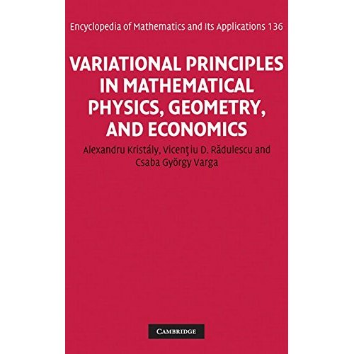 Variational Principles in Mathematical Physics, Geometry, and Economics: Qualitative Analysis of Nonlinear Equations and Unilateral Problems: 136 ... and its Applications, Series Number 136)