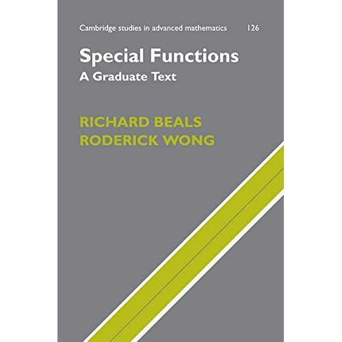 Special Functions: A Graduate Text (Cambridge Studies in Advanced Mathematics)
