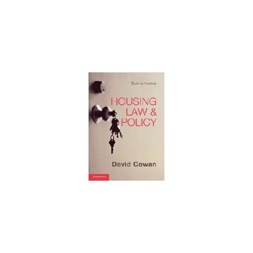 Housing Law and Policy (Law in Context)