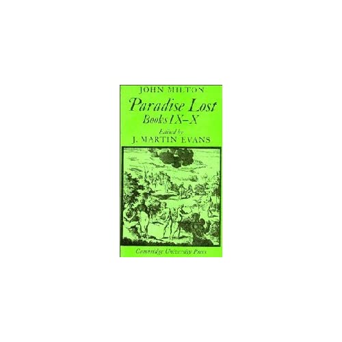 Paradise Lost: Books 9-10 (Cambridge Milton Series for Schools and Colleges)
