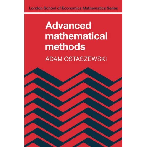 Advanced Mathematical Methods Ostaszewski Cambridge University Pr… 9780521247887