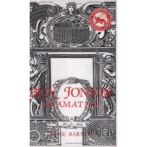 Ben Jonson Dramatist: Dramatist (Cambridge Paperback Library)