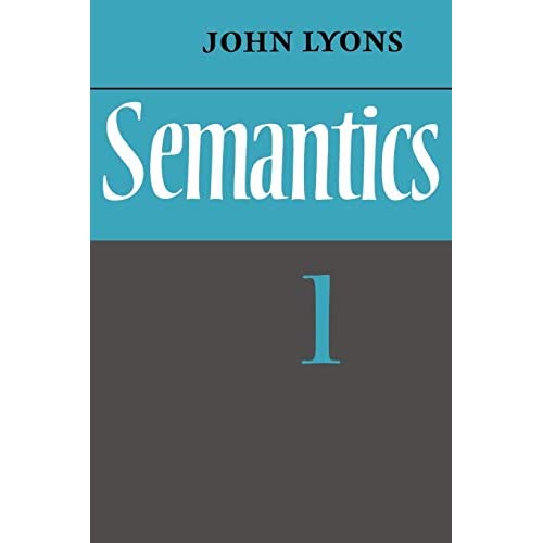 Semantics: Volume 1 (v. 1)