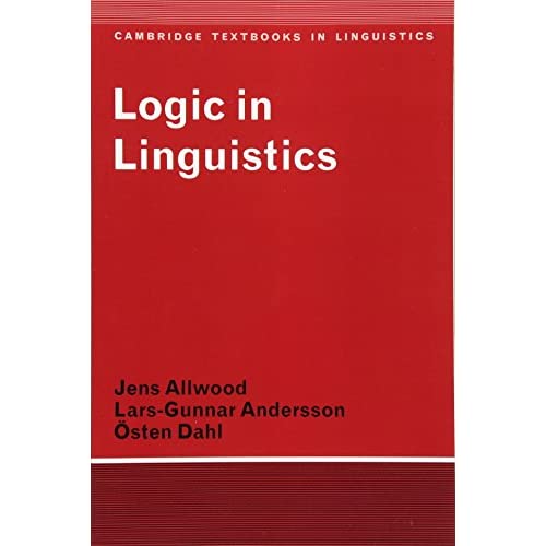 Logic in Linguistics (Cambridge Textbooks in Linguistics)
