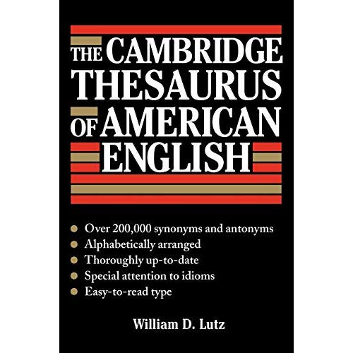 The Cambridge Thesaurus of American English