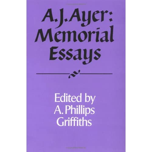 A. J. Ayer: Memorial Essays: 30 (Royal Institute of Philosophy Supplements, Series Number 30)