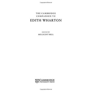 The Cambridge Companion to Edith Wharton (Cambridge Companions to Literature)