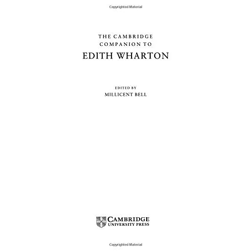The Cambridge Companion to Edith Wharton (Cambridge Companions to Literature)