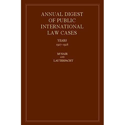 International Law Reports: Volume 4