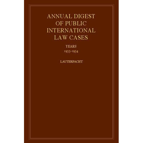 International Law Reports: Volume 7