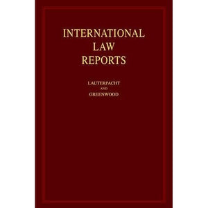 International Law Reports 160 Volume Hardback Set: International Law Reports: Volume 59