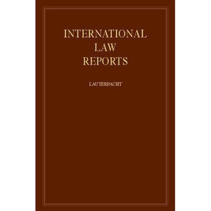 International Law Reports 160 Volume Hardback Set: International Law Reports: Volume 65