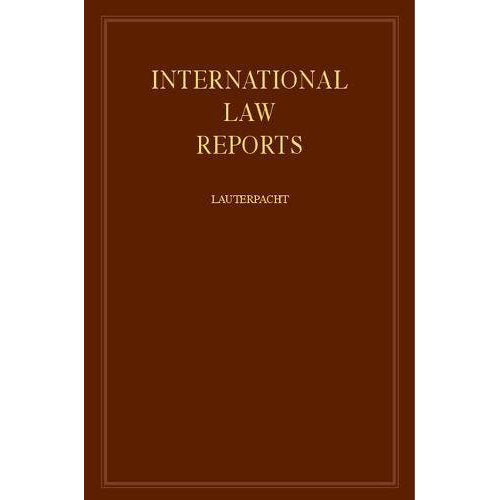 International Law Reports 160 Volume Hardback Set: International Law Reports: Volume 65