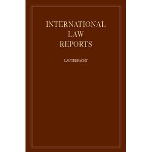 International Law Reports 160 Volume Hardback Set: International Law Reports: Volume 75