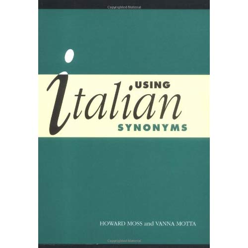 Using Italian Synonyms