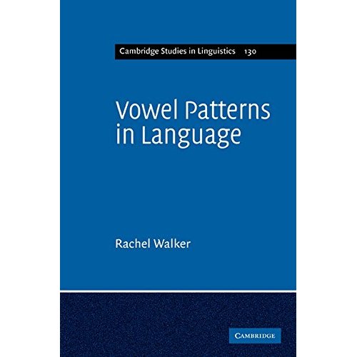 Vowel Patterns in Language (Cambridge Studies in Linguistics)