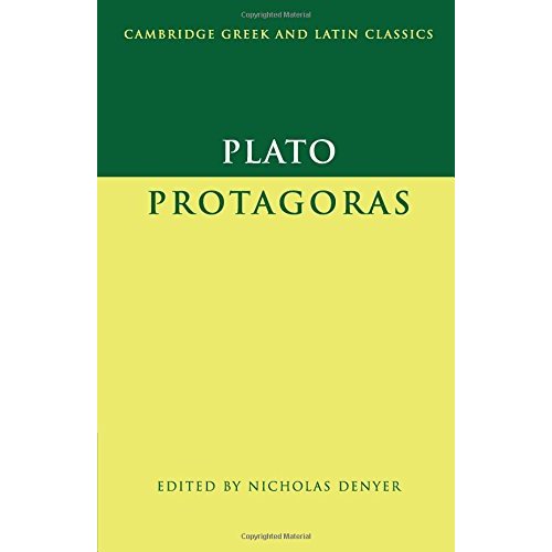 Plato protagoras (Cambridge Greek and Latin Classics)