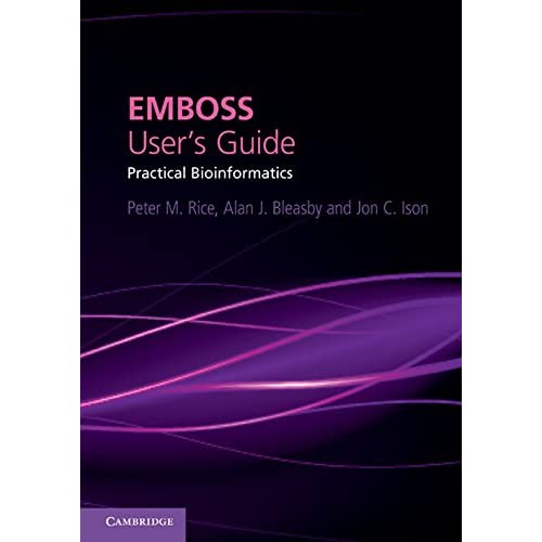 EMBOSS User's Guide: Practical Bioinformatics