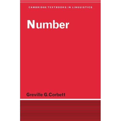 Number (Cambridge Textbooks in Linguistics)