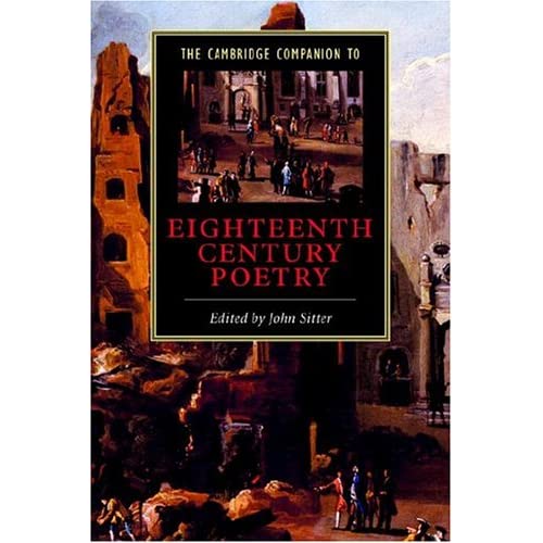 The Cambridge Companion to Eighteenth-Century Poetry (Cambridge Companions to Literature)