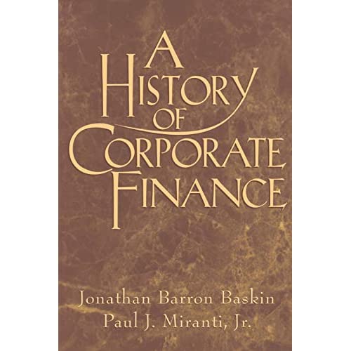 A History of Corporate Finance