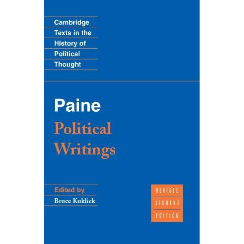 Paine: Political Writings (Cambridge Texts in the History of Political Thought)