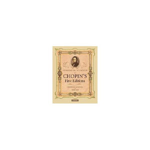 Annotated Catalogue of Chopin's First Editions