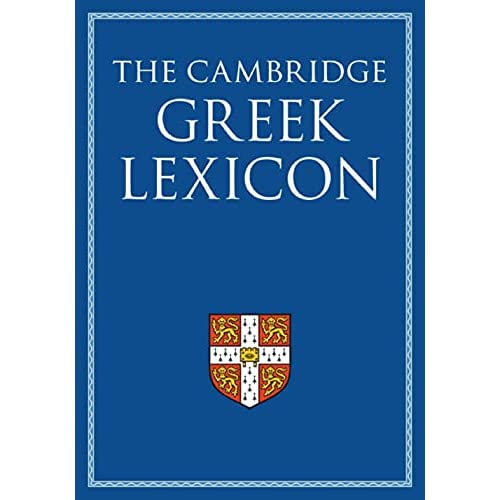 The Cambridge Greek Lexicon 2 Volume Hardback Set