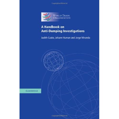A Handbook on Anti-Dumping Investigations