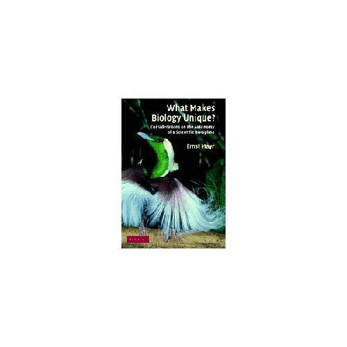 What Makes Biology Unique?: Considerations on the Autonomy of a Scientific Discipline