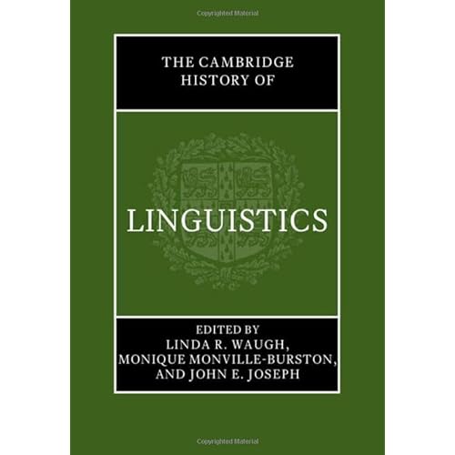 The Cambridge History of Linguistics