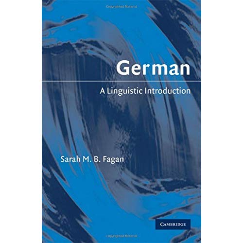 German: A Linguistic Introduction (Linguistic Introductions)