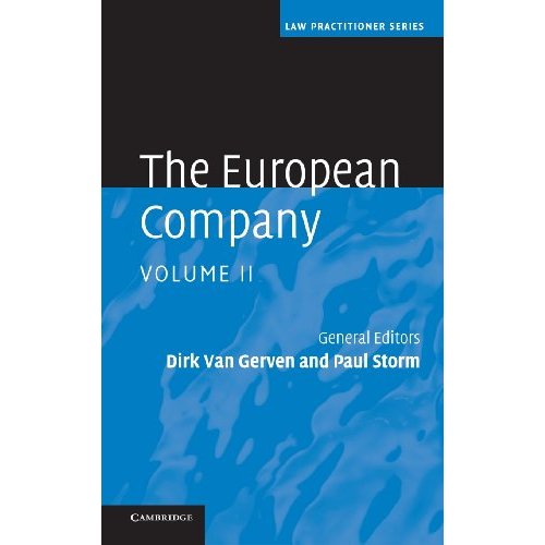 The European Company: Volume 2 (Law Practitioner Series)