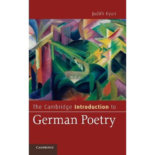 The Cambridge Introduction to German Poetry (Cambridge Introductions to Literature)