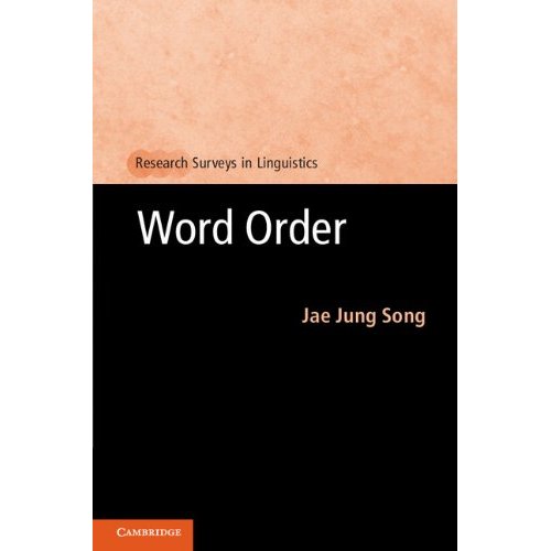 Word Order (Research Surveys in Linguistics)