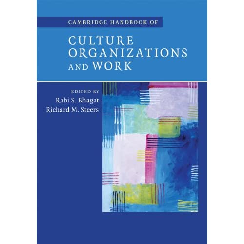 Cambridge Handbook of Culture, Organizations, and Work (Cambridge Handbook Of... (Hardcover))